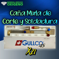 Caña mixta de oxicorte y soldadura Gullco45 tipo x21