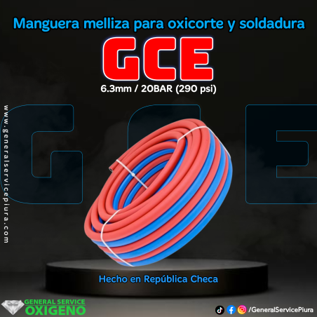 Manguera Melliza de oxicorte y soldadura CGE