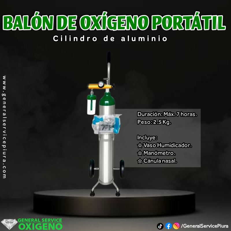 Balón de Oxígeno Portátil