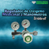 Regulador de oxígeno medicinal 2 Manómetros Weldwell