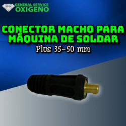 Conector Macho para máquina...