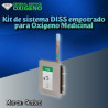 Kit de sistema DISS empotrado para oxígeno medicinal
