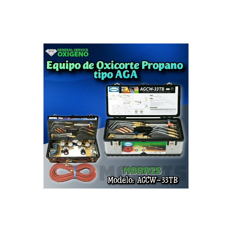 Equipo de Oxicorte Propano Morris tipo AGA