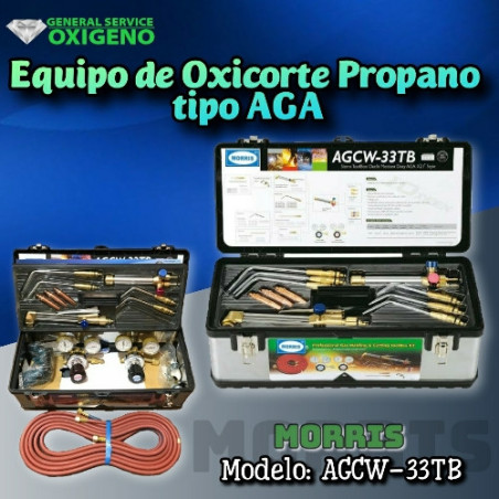Equipo de Oxicorte Propano Morris tipo AGA