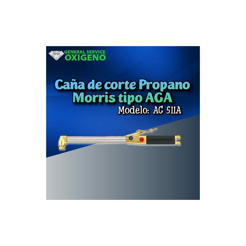 Caña de corte Propano Morris tipo AGA  AG511A
