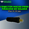 Conector macho para máquina de soldar 35-50 mm