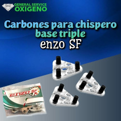 Carbones para chispero base triple Enzo