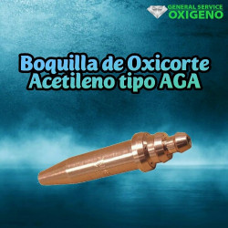 Boquilla de oxicorte Acetileno tipo AGA